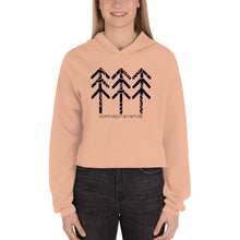 Load image into Gallery viewer, Tree Rings Crop Hoodie