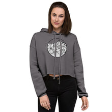 Load image into Gallery viewer, Circle Mountains Crop Hoodie