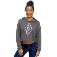 Load image into Gallery viewer, Snow Ghost Crop Hoodie