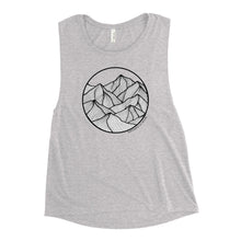 Load image into Gallery viewer, Circle Mountain Ladies’ Muscle Tank