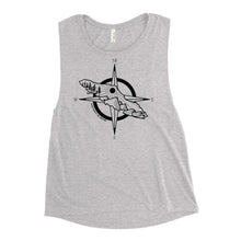 Load image into Gallery viewer, VI Compass Ladies’ Muscle Tank