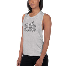 Load image into Gallery viewer, Forest Family Ladies’ Muscle Tank