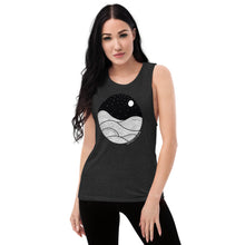 Load image into Gallery viewer, Midnight Waves Ladies’ Muscle Tank