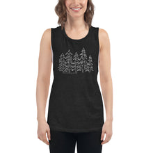 Load image into Gallery viewer, Forest Family Ladies’ Muscle Tank