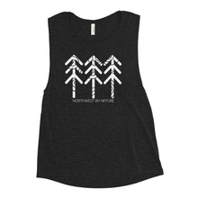 Load image into Gallery viewer, Tree Rings Ladies’ Muscle Tank