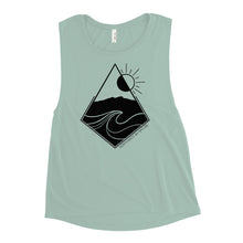 Load image into Gallery viewer, Sea to Sky Ladies’ Muscle Tank