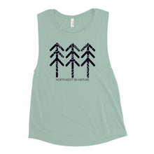 Load image into Gallery viewer, Tree Rings Ladies’ Muscle Tank