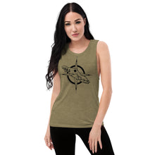 Load image into Gallery viewer, VI Compass Ladies’ Muscle Tank
