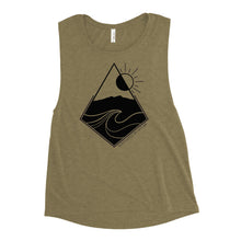 Load image into Gallery viewer, Sea to Sky Ladies’ Muscle Tank