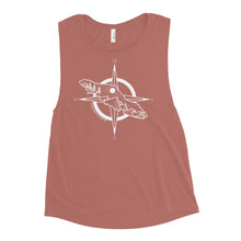 Load image into Gallery viewer, VI Compass Ladies’ Muscle Tank