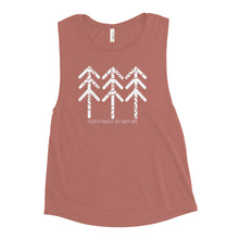 Load image into Gallery viewer, Tree Rings Ladies’ Muscle Tank