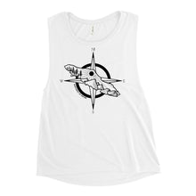 Load image into Gallery viewer, VI Compass Ladies’ Muscle Tank