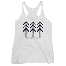 Load image into Gallery viewer, Tree Rings Ladies Racerback Tank