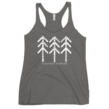 Load image into Gallery viewer, Tree Rings Ladies Racerback Tank