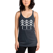 Load image into Gallery viewer, Tree Rings Ladies Racerback Tank