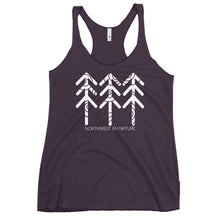 Load image into Gallery viewer, Tree Rings Ladies Racerback Tank