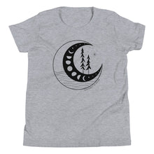 Load image into Gallery viewer, Moon Phases Youth T-shirt