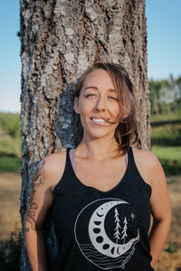 Moon Phases Women's Racerback Tank