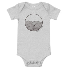 Load image into Gallery viewer, Circle Waves baby onesie
