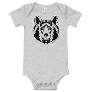 Firry Bear Baby Onesie