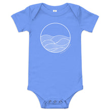 Load image into Gallery viewer, Circle Waves baby onesie
