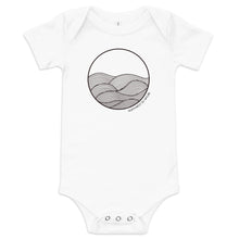 Load image into Gallery viewer, Circle Waves baby onesie
