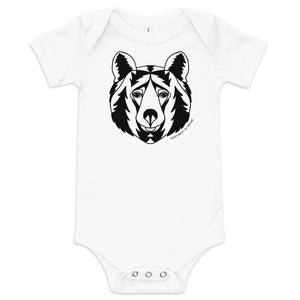 Firry Bear Baby Onesie