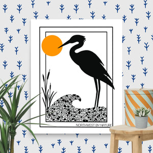 Heron Prints