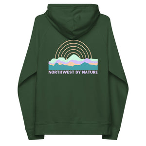 Live Life in Colour Unisex Eco Raglan Hoodie