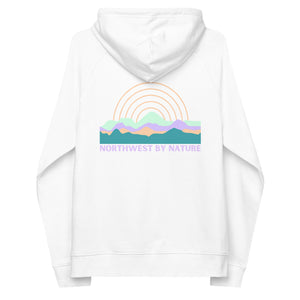 Live Life in Colour Unisex Eco Raglan Hoodie