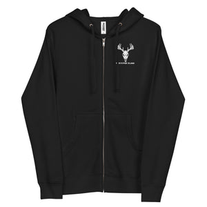 Bones and Botanicals Unisex Zip-up Hoodie