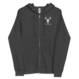 Bones and Botanicals Unisex Zip-up Hoodie