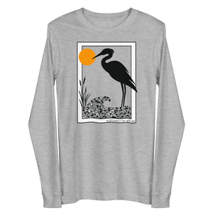 Heron Unisex Long Sleeve Tee