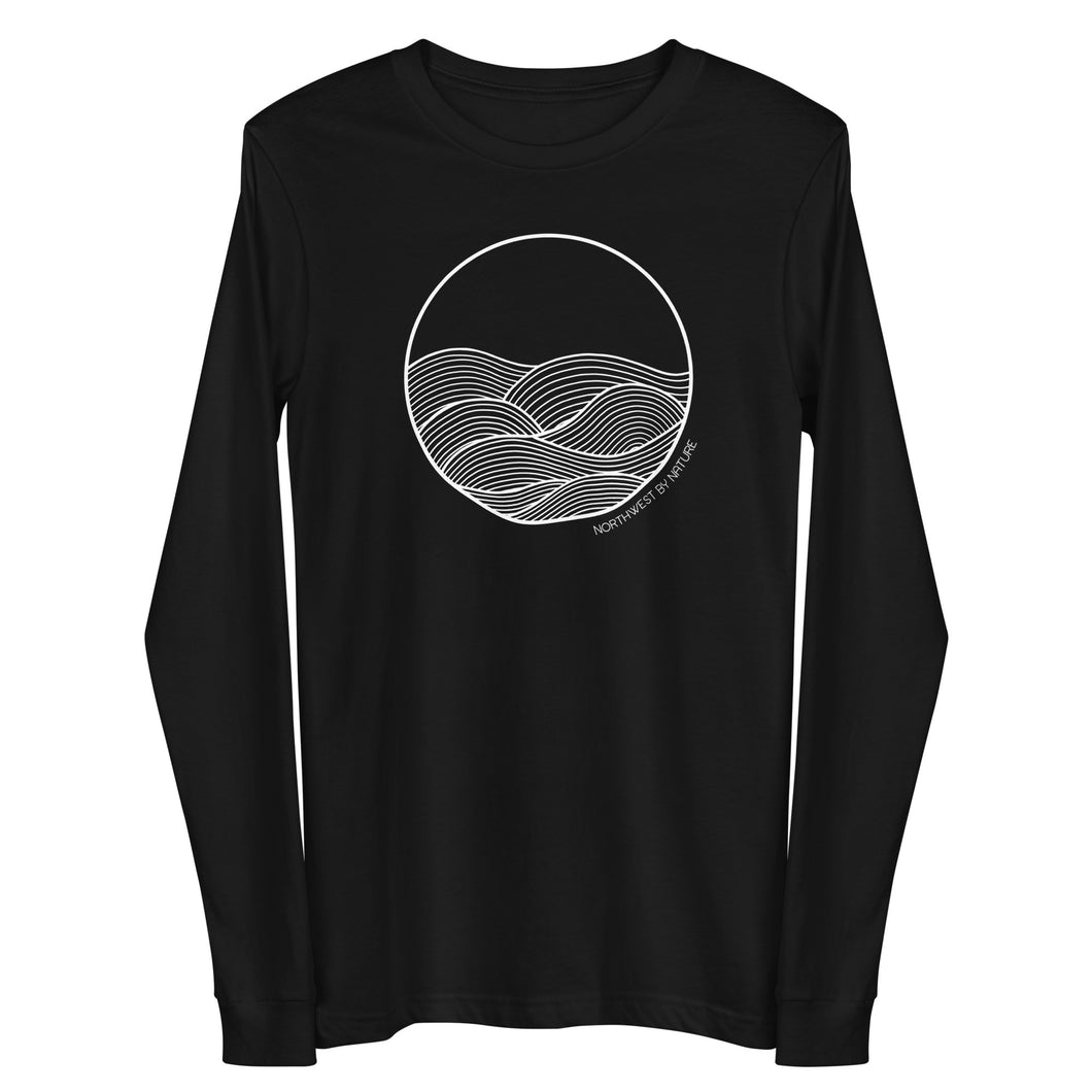 Circle Waves Unisex Long Sleeve Tee