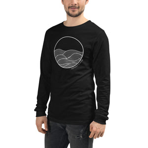 Circle Waves Unisex Long Sleeve Tee