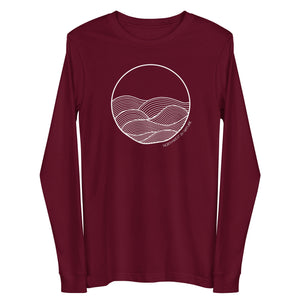 Circle Waves Unisex Long Sleeve Tee
