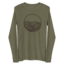 Load image into Gallery viewer, Circle Waves Unisex Long Sleeve Tee
