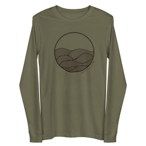 Circle Waves Unisex Long Sleeve Tee