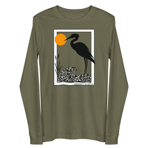 Heron Unisex Long Sleeve Tee