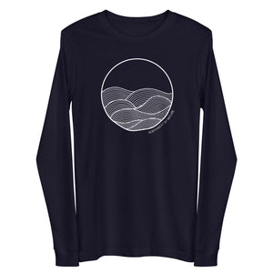 Circle Waves Unisex Long Sleeve Tee