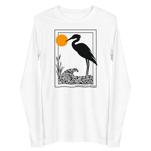 Heron Unisex Long Sleeve Tee