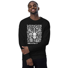 Load image into Gallery viewer, Bones and Botanicals Unisex Organic Raglan Sweatshirt
