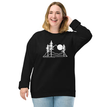 Load image into Gallery viewer, I&#39;d Hike That Unisex Organic Raglan Crewneck Sweater
