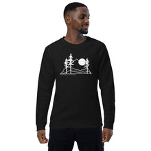 Load image into Gallery viewer, I&#39;d Hike That Unisex Organic Raglan Crewneck Sweater
