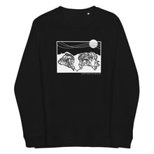 Load image into Gallery viewer, Whistler Blackcomb Unisex Organic Raglan Crewneck Sweater
