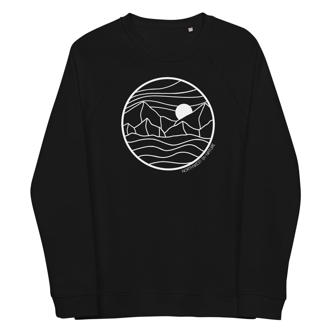 Land of Plenty Unisex Organic Raglan Crewneck Sweater