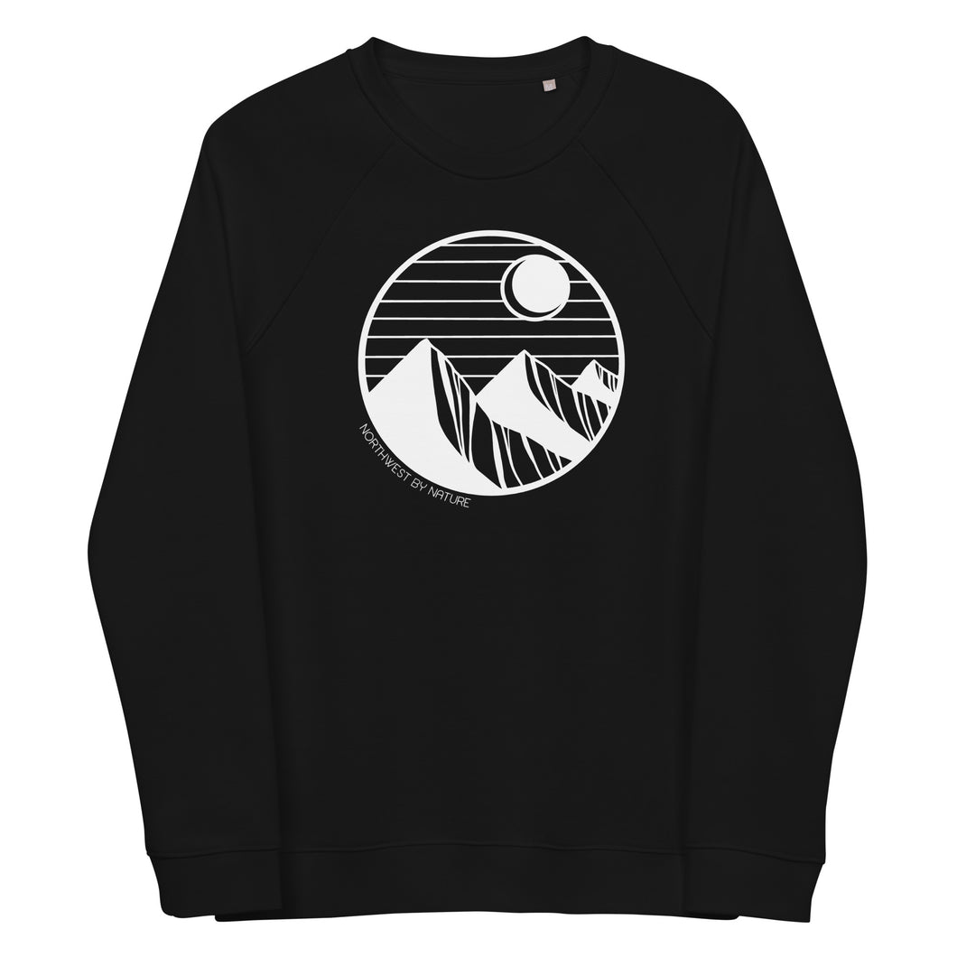 3 Peaks Unisex Organic Raglan Crewneck Sweater