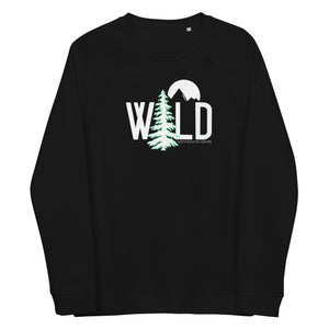 WILD Unisex Organic Raglan Crewneck Sweater