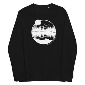 Reflection Unisex Organic Raglan Crewneck Sweater