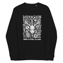 Load image into Gallery viewer, Bones and Botanicals Unisex Organic Raglan Sweatshirt
